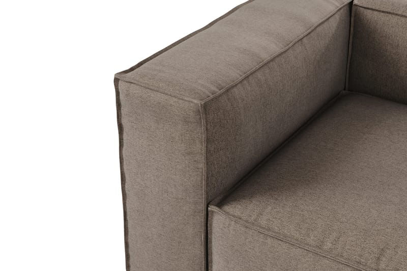 Cubo 2-sits Vänstermodul i Tyg 120 cm bred - Grå - Products - Möbler - Soffa - Modulsoffa - Övriga moduler till modulsoffa
