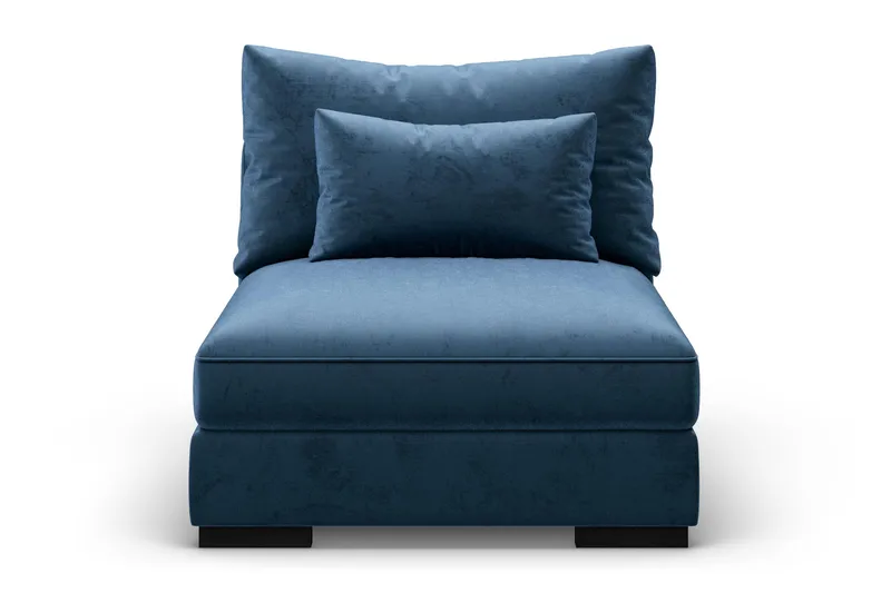 Dubai Mittmodul Sammet - Blå - Products - Möbler - Soffa - Modulsoffa - Mittmodul