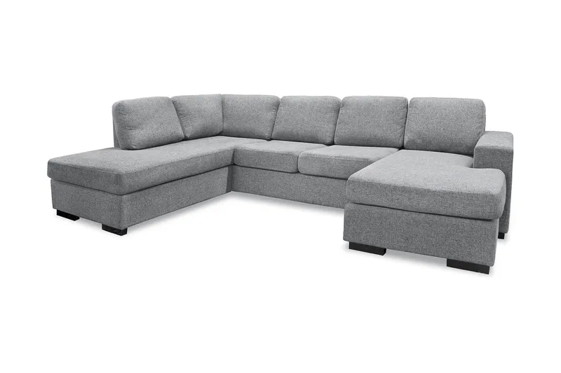 Nebraska U-soffa Vänster, Ljusgrå