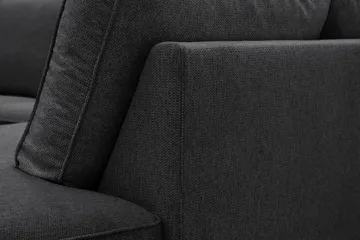 Optus 6-sits U-soffa med Divan och schäslong vänster - Svart - Products - Möbler - Soffa - U-soffa