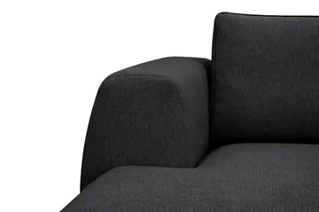 Optus 6-sits U-soffa med Divan och schäslong vänster - Svart - Products - Möbler - Soffa - U-soffa