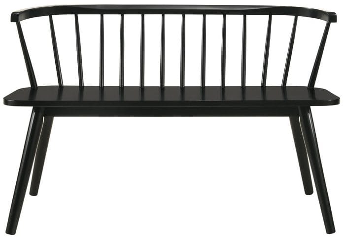 Pinnsoffa svart Bobby - Svart - Products - Möbler - Soffa - Kökssoffa & pinnsoffa