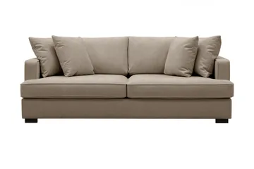 Rossita 3-sits Djup Tygsoffa, Brun