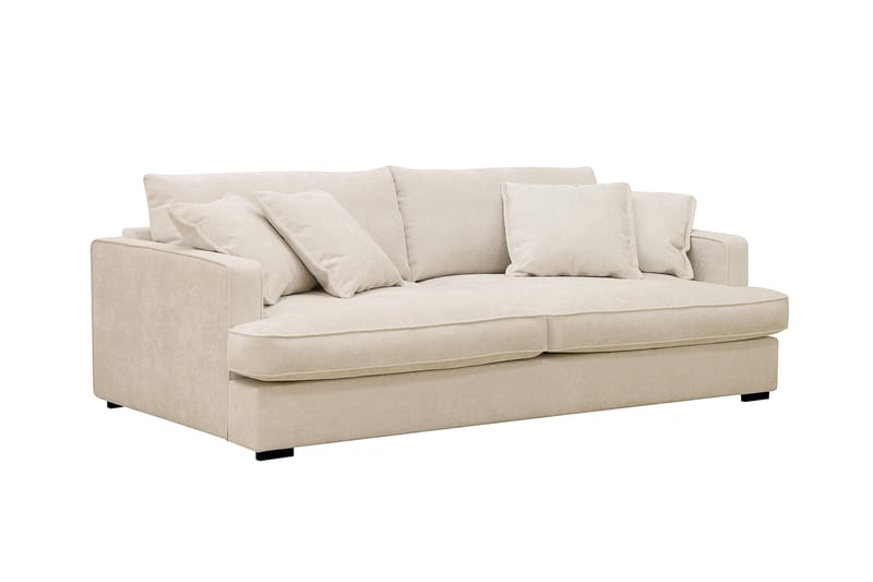 Rossita Lyx 2,5-sits Extra djup Soffa i Chenille - Beige - Products - Möbler - Soffa - 3 sits soffa