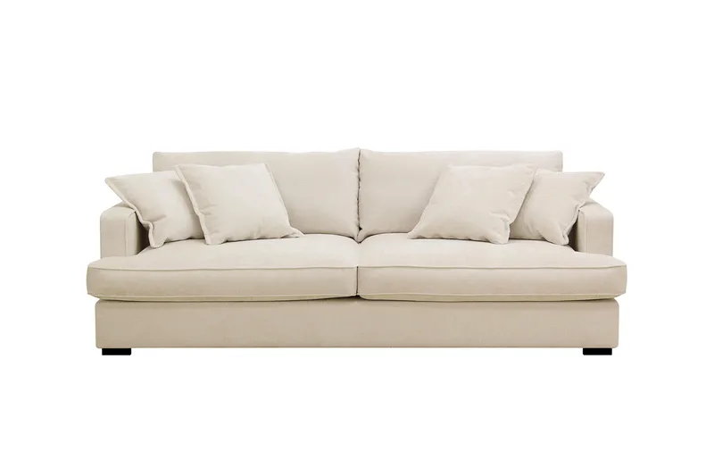 Rossita Lyx 2,5-sits Extra djup Soffa i Chenille, Beige