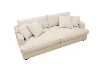 Rossita Lyx 2,5-sits Extra djup Soffa i Chenille - Beige - Products - Möbler - Soffa - 3 sits soffa