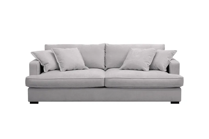Rossita Lyx 2,5-sits Extra djup Soffa i Chenille, Grå