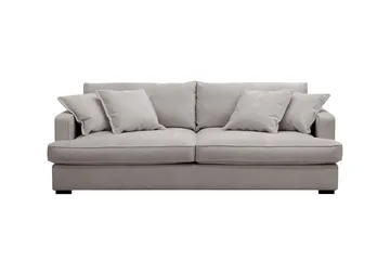 Rossita Lyx 2,5-sits Extra djup Soffa i Chenille, Grå/Brun