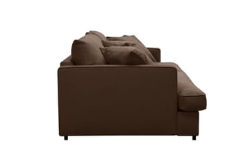 Rossita Lyx 2,5-sits Extra djup Soffa i Manchester - Mörkbrun - Products - Möbler - Soffa - 3 sits soffa