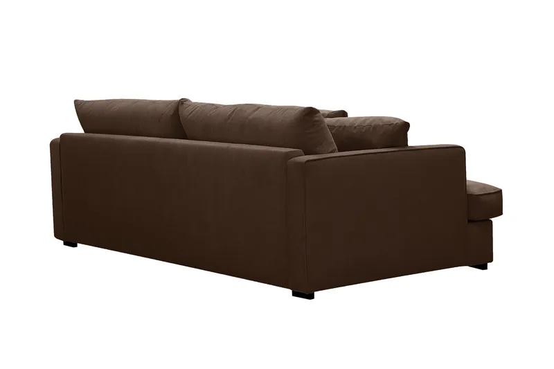 Rossita Lyx 2,5-sits Extra djup Soffa i Manchester - Mörkbrun - Products - Möbler - Soffa - 3 sits soffa