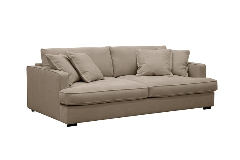 Rossita Lyx 2,5-sits Extra djup Soffa i Tyg - Brun - Products - Möbler - Soffa - 3 sits soffa