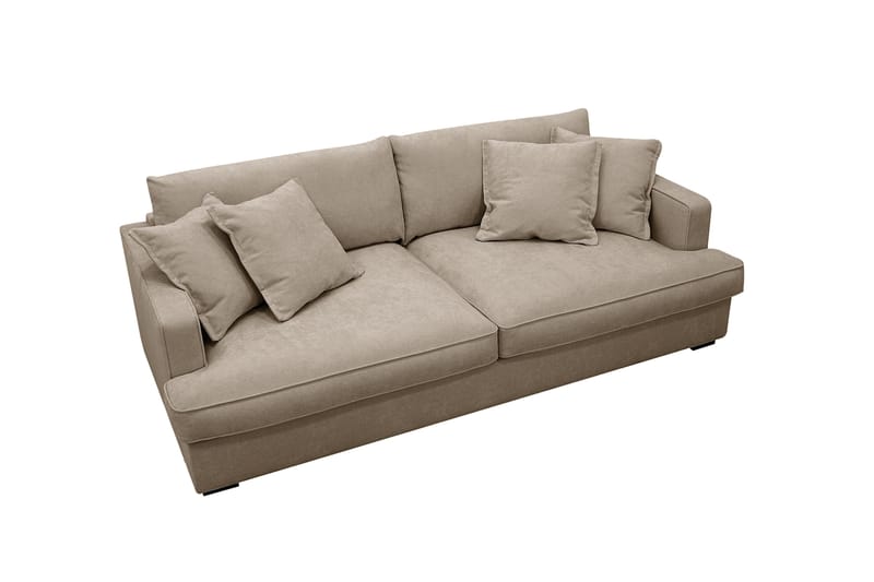 Rossita Lyx 2,5-sits Extra djup Soffa i Tyg - Brun - Products - Möbler - Soffa - 3 sits soffa