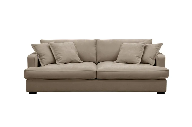 Rossita Lyx 2,5-sits Extra djup Soffa i Tyg, Brun
