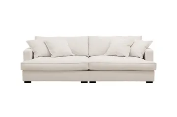 Rossita Lyx 3-sits Extra djup Soffa i Manchester, Naturvit