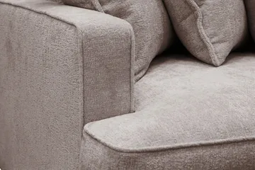Rossita Lyx 4-sits Extra djup Soffa i Chenille - Grå / Brun - Products - Möbler - Soffa - 4 sits soffa