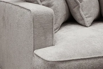 Rossita Lyx 4-sits Extra djup Soffa i Chenille - Grå / Brun - Products - Möbler - Soffa - 4 sits soffa