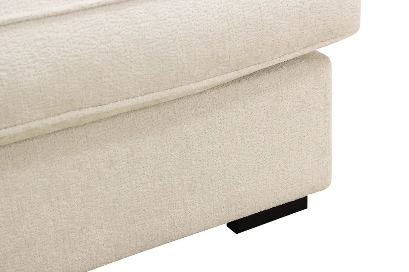 Rossita Lyx 5-sits Högervänd U-formad Extra djup Soffa med Divan och Schäslong i Chenille - Beige - Products - Möbler - Soffa - U-soffa