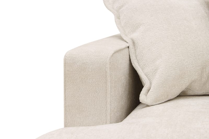 Rossita Lyx 5-sits Vänstervänd U-formad Extra djup Soffa med Divan och Schäslong i Chenille - Beige - Products - Möbler - Soffa - U-soffa
