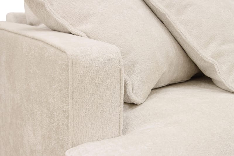 Rossita Lyx 5-sits Vänstervänd U-formad Extra djup Soffa med Divan och Schäslong i Chenille - Beige - Products - Möbler - Soffa - U-soffa