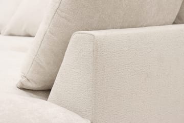 Rossita Lyx 5-sits Vänstervänd U-formad Extra djup Soffa med Divan och Schäslong i Chenille - Beige - Products - Möbler - Soffa - U-soffa