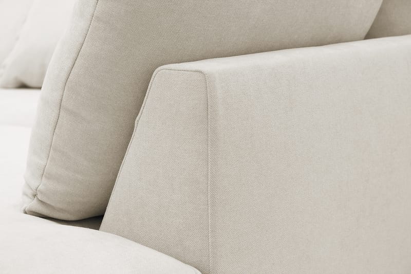 Rossita Lyx 6-sits Vänstervänd U-formad Extra djup Soffa med Divan och Schäslong i Tyg - Beige - Products - Möbler - Soffa - U-soffa