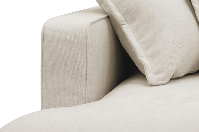 Rossita Lyx 6-sits Vänstervänd U-formad Extra djup Soffa med Divan och Schäslong i Tyg - Beige - Products - Möbler - Soffa - U-soffa