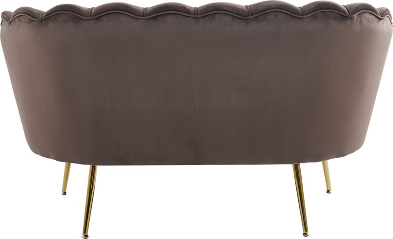 Soffa i brun sammet - Kingsley - Brun - Products - Möbler - Soffa - Sammetssoffa