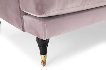 Andrew Soffgrupp 2+1 Sammet - Lila - Products - Möbler - Soffa - Soffgrupp - Howard soffgrupp