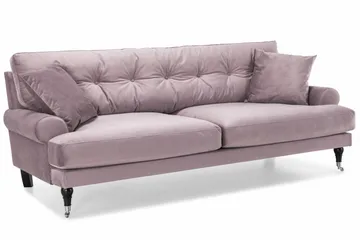 Andrew Soffgrupp 3+1 Sammet - Lila - Products - Möbler - Soffa - Soffgrupp - Howard soffgrupp