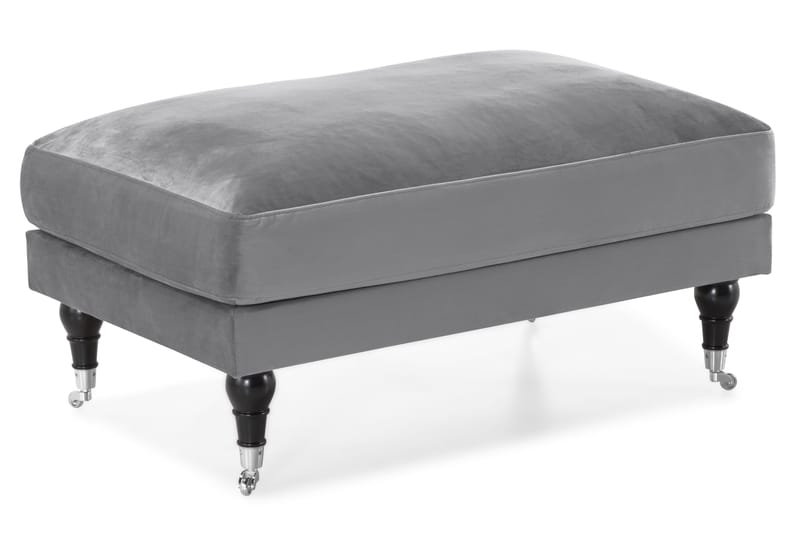 Andrew Soffgrupp 3+1 Sammet - Ljusgrå - Products - Möbler - Soffa - Soffgrupp - Howard soffgrupp