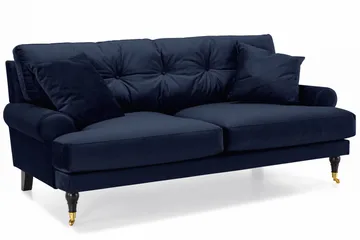 Andrew Soffgrupp 3+2+1 Sammet - Blå - Products - Möbler - Soffa - Soffgrupp - Howard soffgrupp