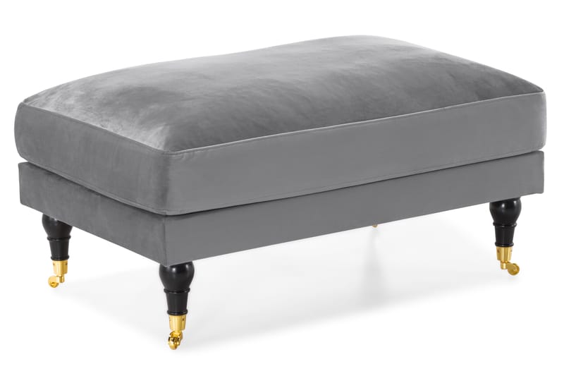 Andrew Soffgrupp 3+2 Sammet - Ljusgrå - Products - Möbler - Soffa - Soffgrupp - Howard soffgrupp