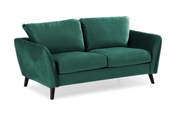 Trend Soffgrupp 3-sits + 2-sits Sammetssoffa - Grön - Products - Möbler - Soffa - Soffgrupp - Howard soffgrupp