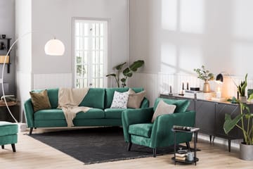 Trend 2-sits Sammetssoffa - Grön - Products - Möbler - Soffa - Sammetssoffa