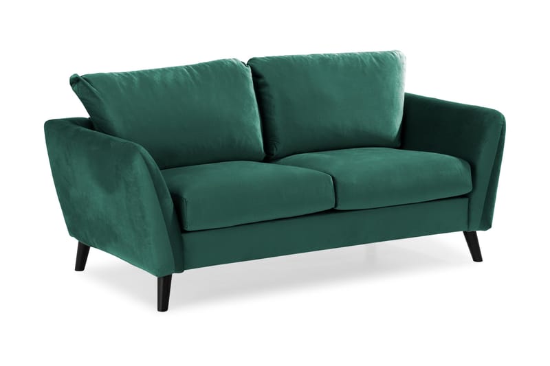 Trend 2-sits Sammetssoffa - Grön - Products - Möbler - Soffa - Sammetssoffa