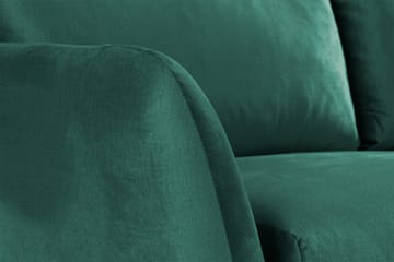 Trend 2-sits Sammetssoffa - Grön - Products - Möbler - Soffa - Sammetssoffa