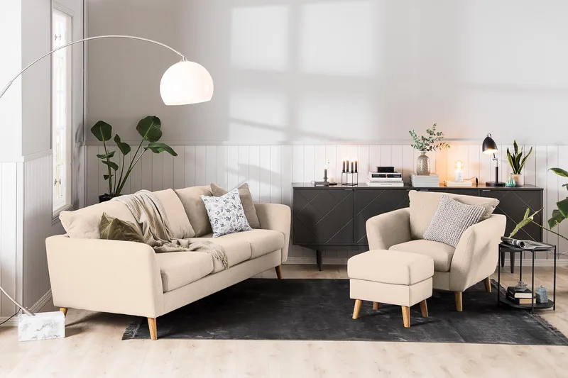 Trend 2-sits Tygsoffa - Beige - Products - Möbler - Soffa - 2 sits soffa