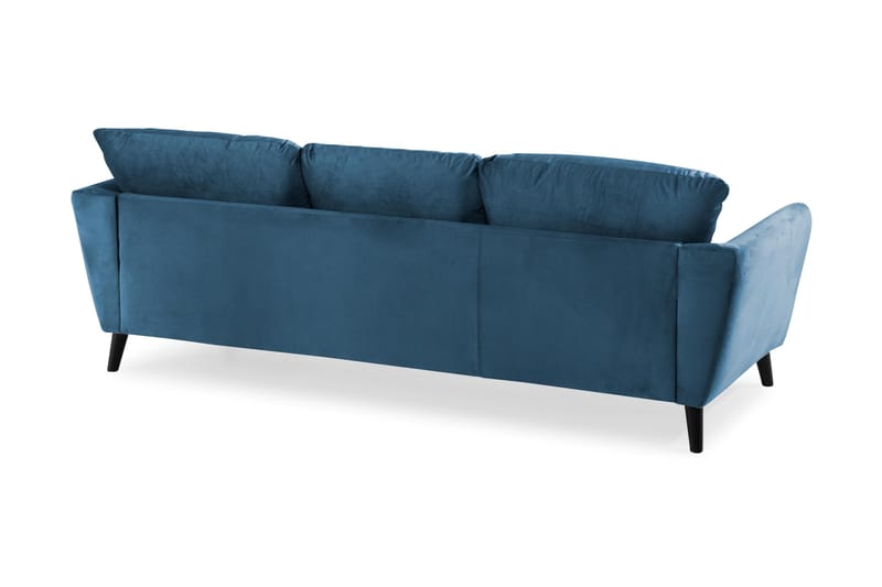 Trend 3-sits Sammetssoffa - Blå - Products - Möbler - Soffa - 3 sits soffa