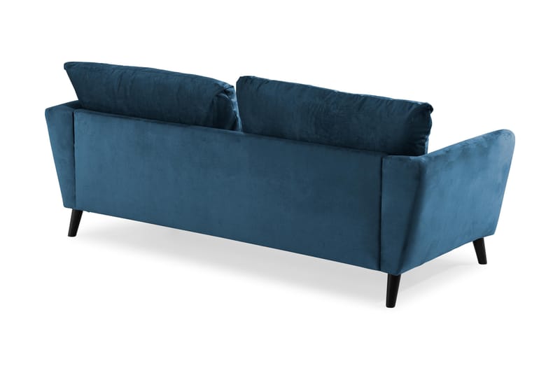 Trend 3-sits Sammetssoffa - Blå - Products - Möbler - Soffa - 3 sits soffa