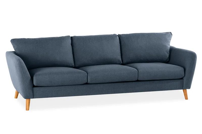 Trend 3-sits Tygsoffa - Blå - Products - Möbler - Soffa - 3 sits soffa