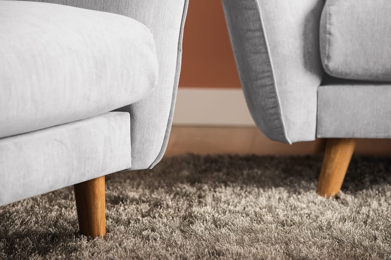 Trend Lyx 2-sits Tygsoffa - Ljusgrå - Products - Möbler - Soffa - 2 sits soffa