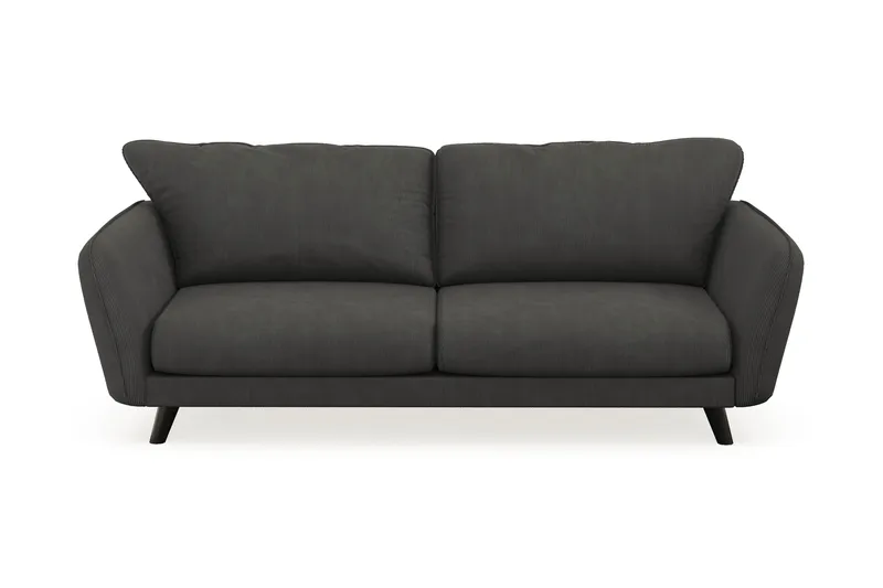 Trend Lyx 3-sits Manchestersoffa - Mörkgrå - Products - Möbler - Soffa - 3 sits soffa
