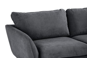 Trend Lyx 6-sits Vändbar L-formad Hörnsoffa i Tyg - Mörkgrå - Products - Möbler - Soffa - Hörnsoffa