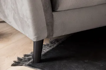 Trend Soffgrupp 3-sits + 2-sits Soffa + Fåtölj + Fotpall i Sammet - Brun - Products - Möbler - Soffa - Soffgrupp
