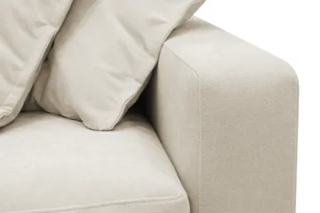 Valencia Extra Djup 3-sits Soffa i Chenille - Beige - Products - Möbler - Soffa - 3 sits soffa