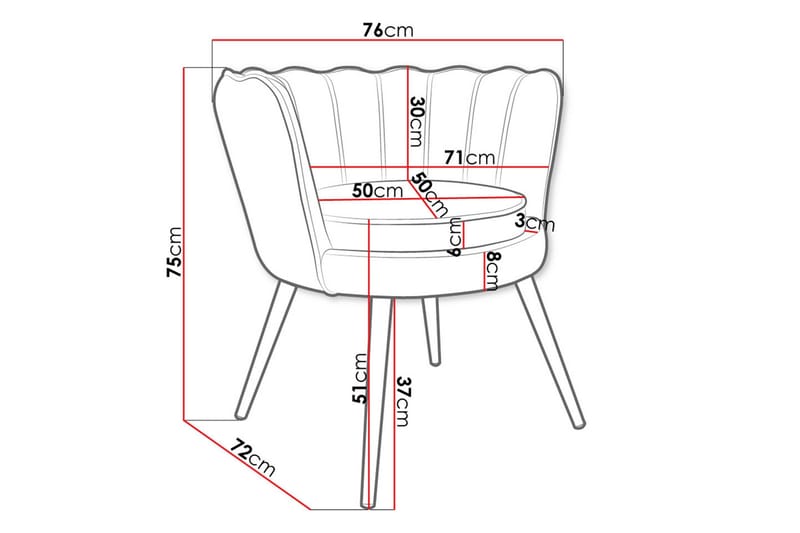 Aldbrough Matstol - Products - Möbler - Fåtölj & stolar - Matstol & köksstol