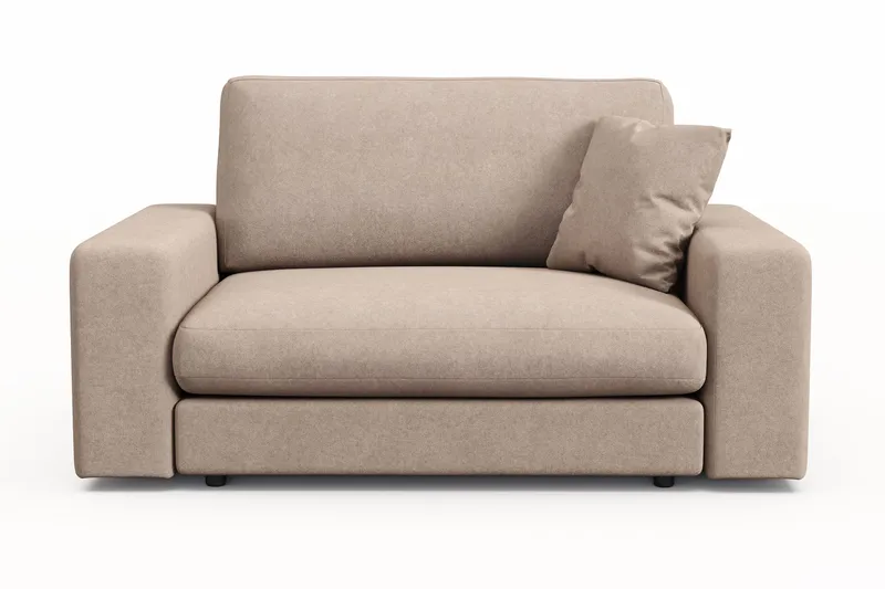 Arken Lyx Stor Djup Fåtölj i Tyg, Beige