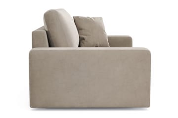 Arken Lyx Stor Djup Sammetsfåtölj - Beige - Products - Möbler - Fåtölj & stolar - Fåtölj