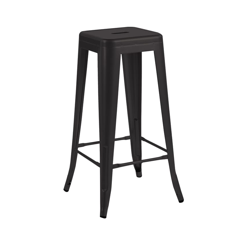Barstol Iris i Metall Sitthöjd 77 cm - Svart - Products - Möbler - Fåtölj & stolar - Barstol & barpall