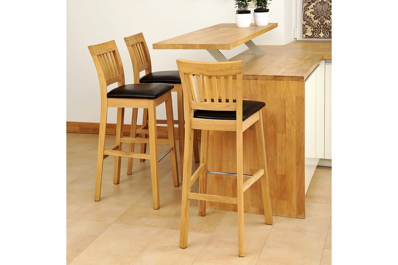 Barstol Laura 40xd40xh72 / 99cm Mörkbrunt - Products - Möbler - Fåtölj & stolar - Barstol & barpall